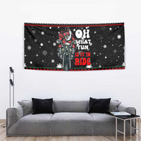 Santa And Motor Christmas Tapestry Xmas Holiday Patterns - Wonder Print Shop