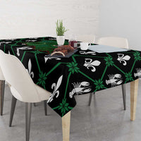 Louisiana USA Symbols Pattern Christmas Tablecloth Xmas Holiday Patterns - Wonder Print Shop