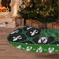 Louisiana USA Symbols Pattern Christmas Tree Skirt Xmas Holiday Patterns - Wonder Print Shop