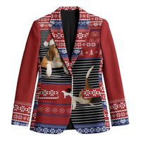 Lovely Beagle Christmas Blazer Xmas Holiday Patterns - Wonder Print Shop