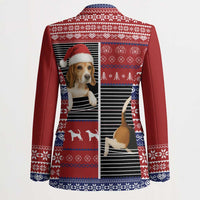 Lovely Beagle Christmas Blazer Xmas Holiday Patterns - Wonder Print Shop