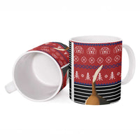 Lovely Beagle Christmas Ceramic Mug Xmas Holiday Patterns - Wonder Print Shop