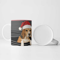 Lovely Beagle Christmas Ceramic Mug Xmas Holiday Patterns - Wonder Print Shop