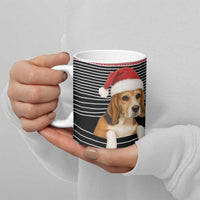 Lovely Beagle Christmas Ceramic Mug Xmas Holiday Patterns - Wonder Print Shop