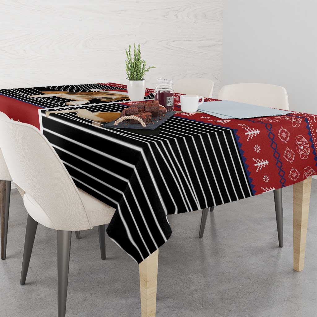 Lovely Beagle Christmas Tablecloth Xmas Holiday Patterns - Wonder Print Shop