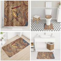 Satis Bathroom Set with Fiery Bow and Arrow in Ancient Egyptian Warrior