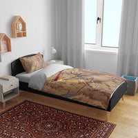 Satis Bedding Set with Fiery Bow and Arrow in Ancient Egyptian Warrior