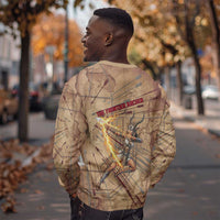 Satis Sweatshirt with Fiery Bow and Arrow in Ancient Egyptian Warrior