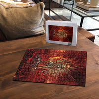 Sekhmet Puzzle Egyptian Fiery Lioness Head and Ancient Warrior