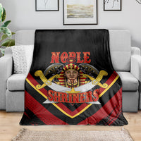 Noble Shriners Blanket Masonic Egyptian Pharaoh Scimitar Emblem
