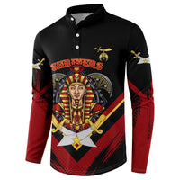 Noble Shriners Button Sweatshirt Masonic Egyptian Pharaoh Scimitar Emblem