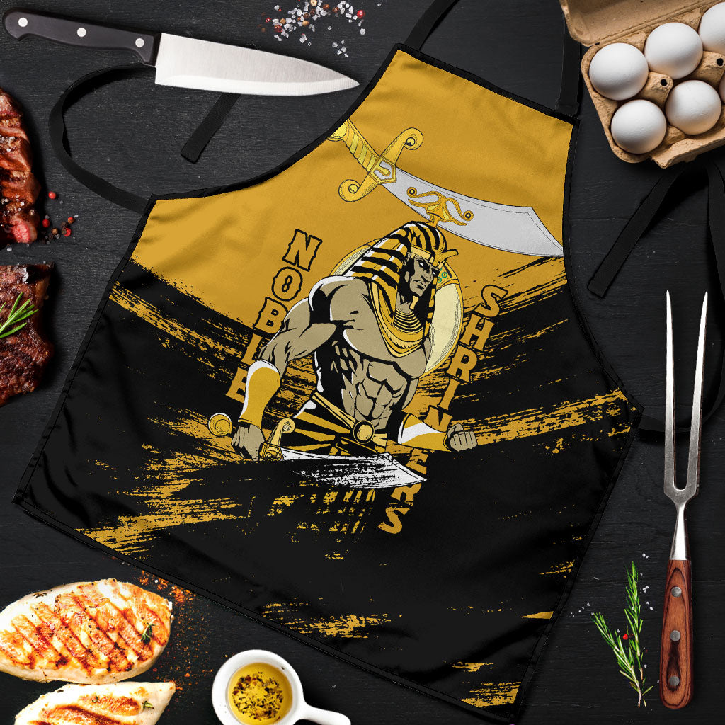 Noble Shriners Apron Egyptian Pharaoh Warrior - Scimitar Sword
