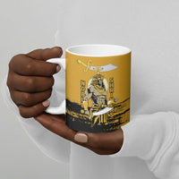 Noble Shriners Ceramic Mug Egyptian Pharaoh Warrior - Scimitar Sword