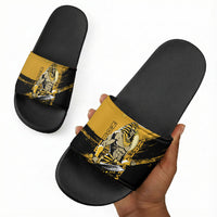 Noble Shriners Slide Sandals Egyptian Pharaoh Warrior - Scimitar Sword
