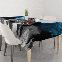 Estonia Elagu Eesti Lions Tablecloth Watercolor Splash Flag Heraldic