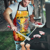 Romania We Are Free Eagle Apron Romanian Flag Broken Chains - Watercolor Style