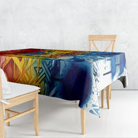 Romania We Are Free Eagle Tablecloth Romanian Flag Broken Chains - Watercolor Style