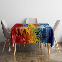 Romania We Are Free Eagle Tablecloth Romanian Flag Broken Chains - Watercolor Style