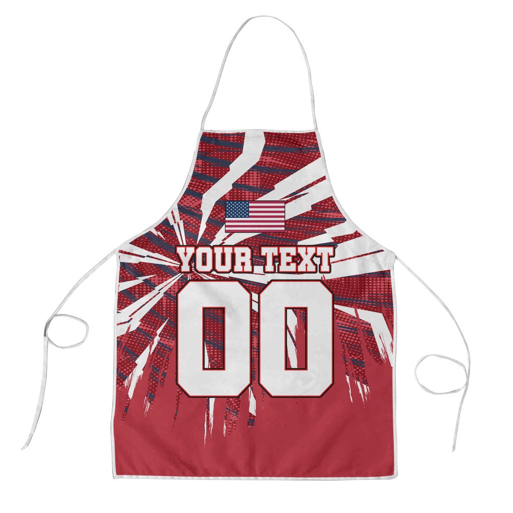 Personalized United States Soccer Apron American Eagle World Football Mascot