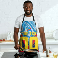 Personalized DR Congo Football Leopard Victory Apron Congolese Soccer Comic Style