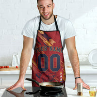 Personalized Spain Football Apron Spanish Shield Bull Mascot