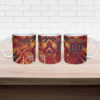 Personalized Spain Football Ceramic Mug Spanish Shield Bull Mascot