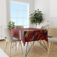 Personalized Spain Football Tablecloth Spanish Shield Bull Mascot
