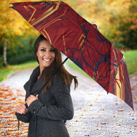 Personalized Spain Football Umbrella Spanish Shield Bull Mascot