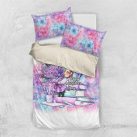 Happy Teachers Day Girl Floral Bouquet Books Bedding Set Cute Pastel Watercolor Cartoon School Educator Appreciation