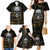 Skull Mable Golden Abstract Art Family Matching Mermaid Dress and Hawaiian Shirt Fuck You Excuses Learn To Admit When You Fuck Up - Wonder Print Shop