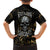 Skull Mable Golden Abstract Art Kid Hawaiian Shirt Fuck You Excuses Learn To Admit When You Fuck Up - Wonder Print Shop