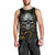 Skull Mable Golden Abstract Art Men Tank Top Fuck You Excuses Learn To Admit When You Fuck Up - Wonder Print Shop