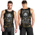 Skull Mable Golden Abstract Art Men Tank Top Fuck You Excuses Learn To Admit When You Fuck Up - Wonder Print Shop