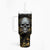 Skull Mable Golden Abstract Art Tumbler With Handle Fuck You Excuses Learn To Admit When You Fuck Up