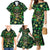 Skull and Shamrock Leaf Pattern Family Matching Mermaid Dress and Hawaiian Shirt Good Luck - Wonder Print Shop