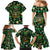 Skull and Shamrock Leaf Pattern Family Matching Mermaid Dress and Hawaiian Shirt Good Luck - Wonder Print Shop