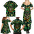 Skull and Shamrock Leaf Pattern Family Matching Summer Maxi Dress and Hawaiian Shirt Good Luck - Wonder Print Shop