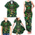 Skull and Shamrock Leaf Pattern Family Matching Tank Maxi Dress and Hawaiian Shirt Good Luck - Wonder Print Shop