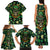 Skull and Shamrock Leaf Pattern Family Matching Tank Maxi Dress and Hawaiian Shirt Good Luck - Wonder Print Shop