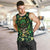 Skull and Shamrock Leaf Pattern Men Tank Top Good Luck - Wonder Print Shop