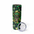 Skull and Shamrock Leaf Pattern Skinny Tumbler Good Luck - Wonder Print Shop