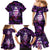 Skull and Moth Family Matching Mermaid Dress and Hawaiian Shirt Fantasy Cosmic Abstract - Grunge Purple Art - Wonder Print Shop