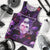 Skull and Moth Men Tank Top Fantasy Cosmic Abstract - Grunge Purple Art - Wonder Print Shop