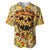 Skull Pizza Pattern Baseball Jersey Rest in pizza - Wonder Print Shop