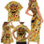 Skull Pizza Pattern Family Matching Short Sleeve Bodycon Dress and Hawaiian Shirt Rest in pizza - Wonder Print Shop