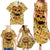 Skull Pizza Pattern Family Matching Summer Maxi Dress and Hawaiian Shirt Rest in pizza - Wonder Print Shop