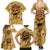 Skull Pizza Pattern Family Matching Summer Maxi Dress and Hawaiian Shirt Rest in pizza - Wonder Print Shop