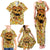 Skull Pizza Pattern Family Matching Tank Maxi Dress and Hawaiian Shirt Rest in pizza - Wonder Print Shop