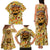 Skull Pizza Pattern Family Matching Tank Maxi Dress and Hawaiian Shirt Rest in pizza - Wonder Print Shop