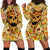 Skull Pizza Pattern Hoodie Dress Rest in pizza - Wonder Print Shop